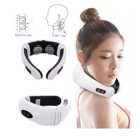 Cervical Vertebra Neck Shoulder Pulse Physiotherapy Instrument Multifunctional Traction Massager