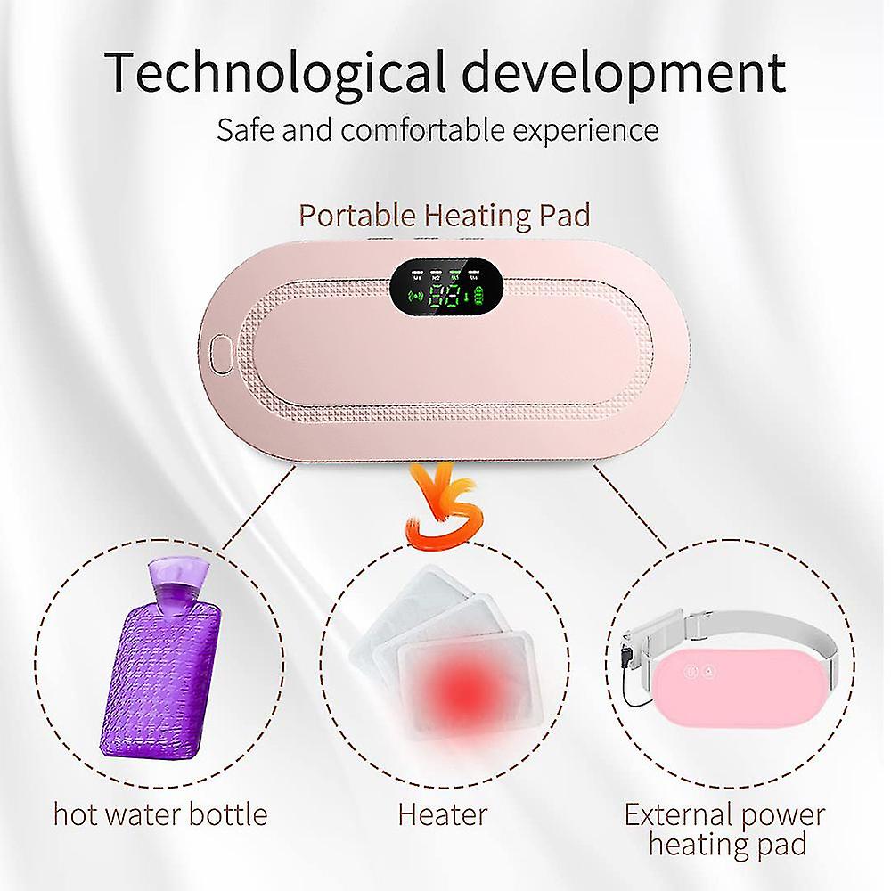Portable Cordless Heating Pad For Menstrual Cramps Relief Heating Pad For Stomach