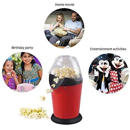 New Mini Sweet Hot Air Popcorn Machine And Snack Maker, Automatic Instant Popcorn Maker Stylish Design, Aluminium Alloy Oil Free Maker Machine, Popcorn in Just Minutes.