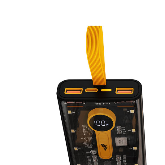 DR VAKU 10000 mAh 20 W Power Bank (Transparent, Lithium Polymer, Fast Charging for Mobile, Laptop)