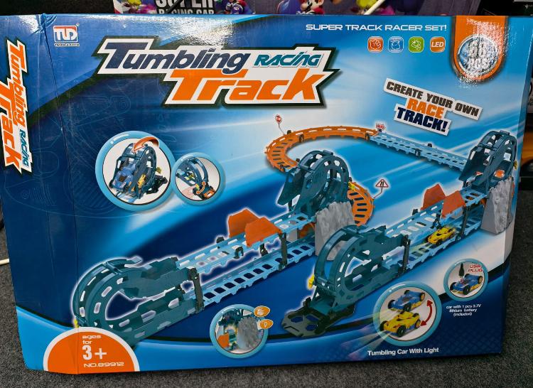 Tumbling racing track