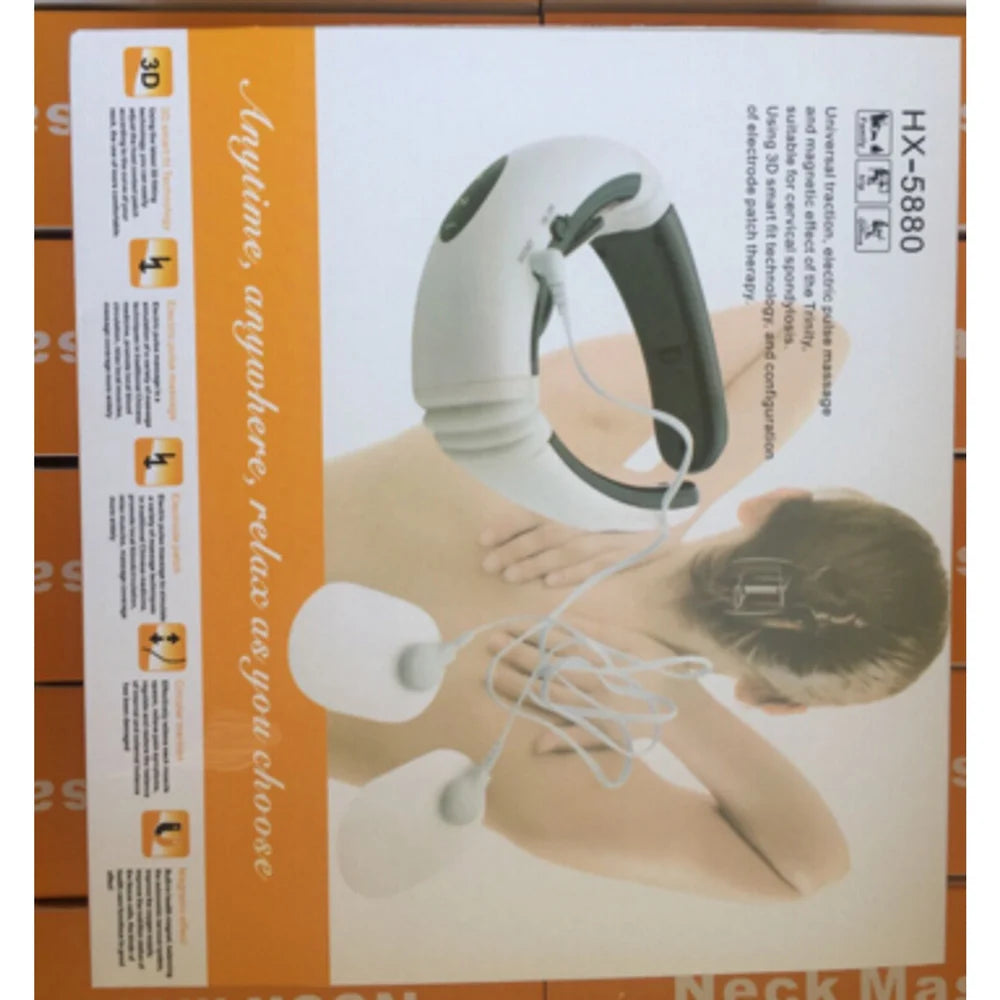 Cervical Vertebra Neck Shoulder Pulse Physiotherapy Instrument Multifunctional Traction Massager