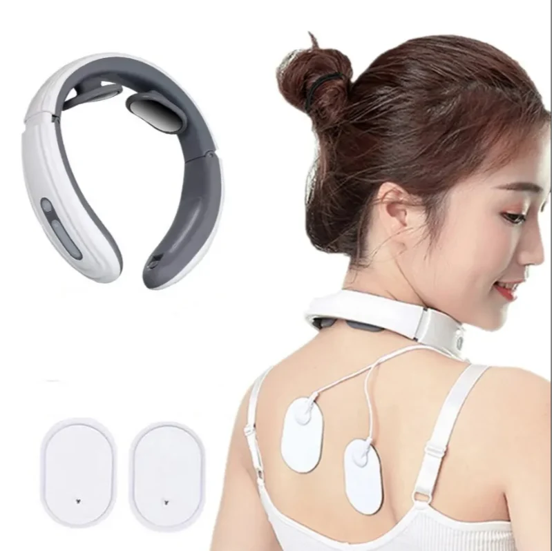 Cervical Vertebra Neck Shoulder Pulse Physiotherapy Instrument Multifunctional Traction Massager